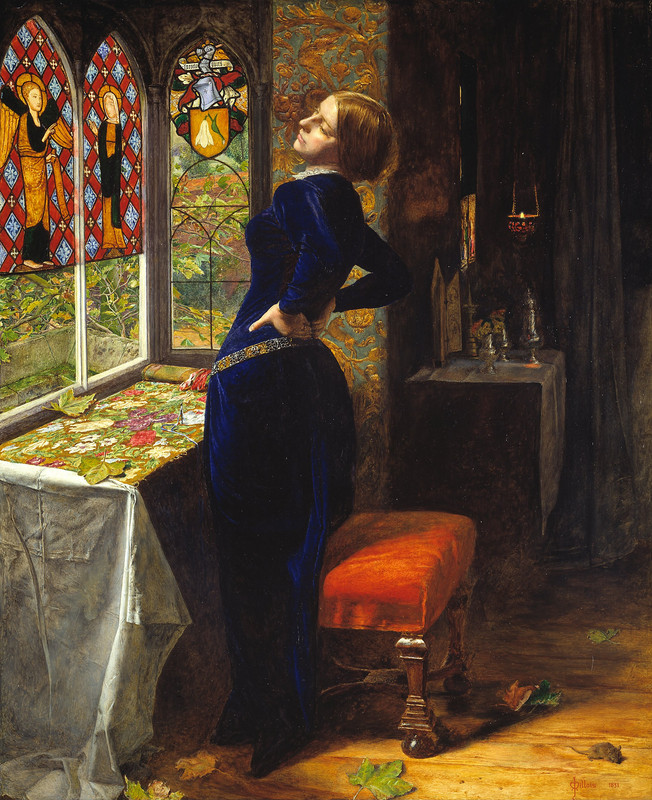 John Everett Millais - Mariana (1851)