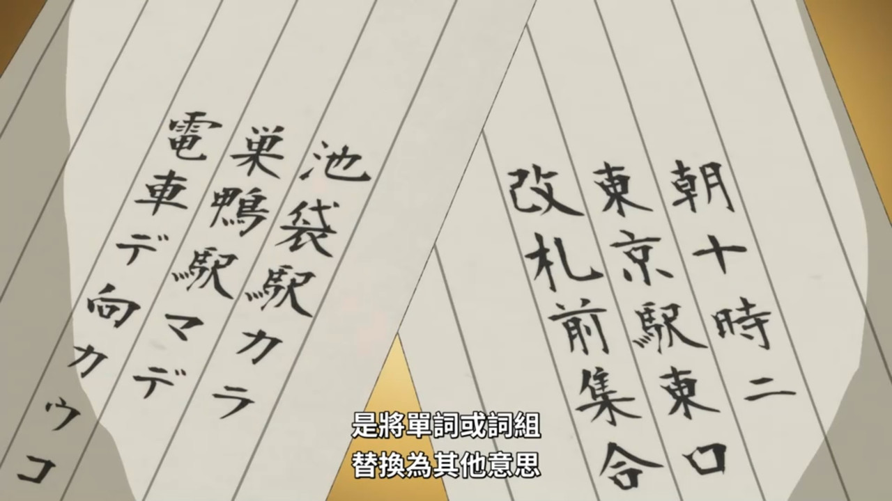 中禪寺老師妖怪講義錄 解謎就交給老師 第八話 14 安號與密碼 2 代碼型