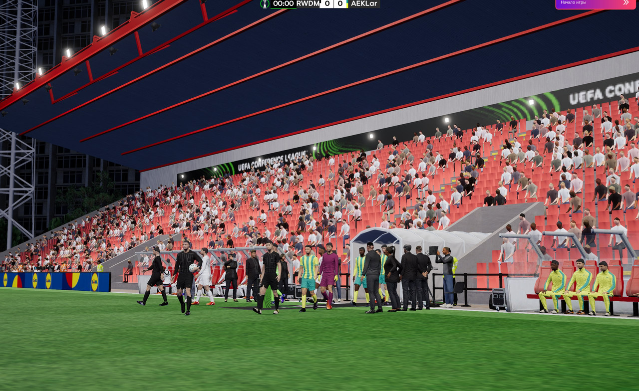 первый матч в ЕК 1