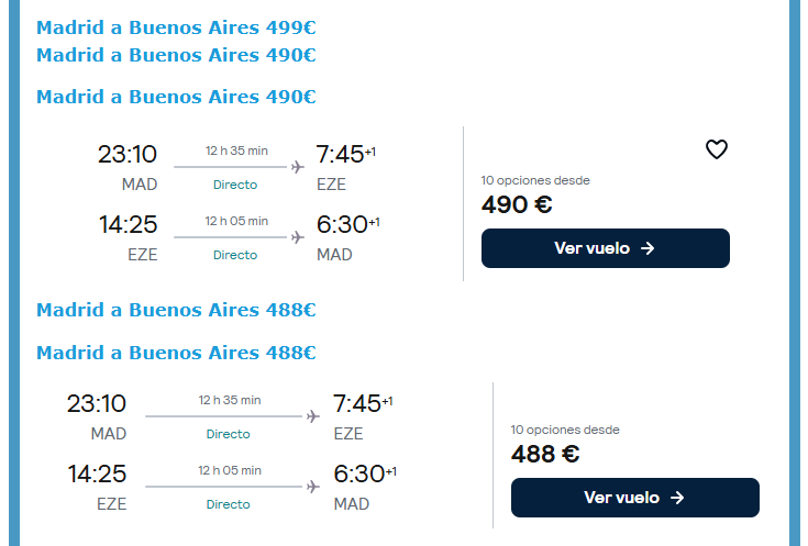 *** Vuelos Baratos a BUENOS AIRES ¡488€! *** - Viajar barato: Chollos de viajes - Foro General de Viajes