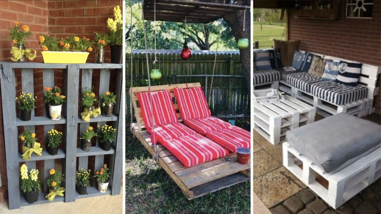 Manualidades fáciles para decorar el hogar con tarimas de madera