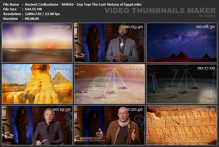 Ancient Civilizations - S04E02 - Zep Tepi The Lost History of Egypt.mkv