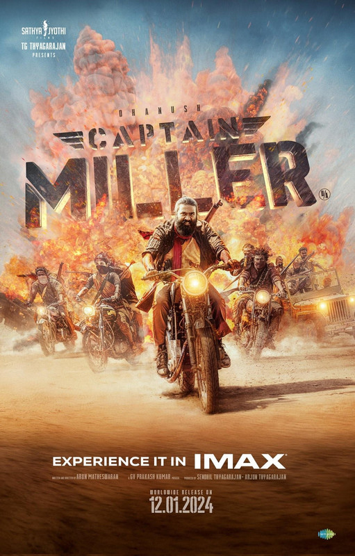 Captain Miller (2024) Hindi Dubbed