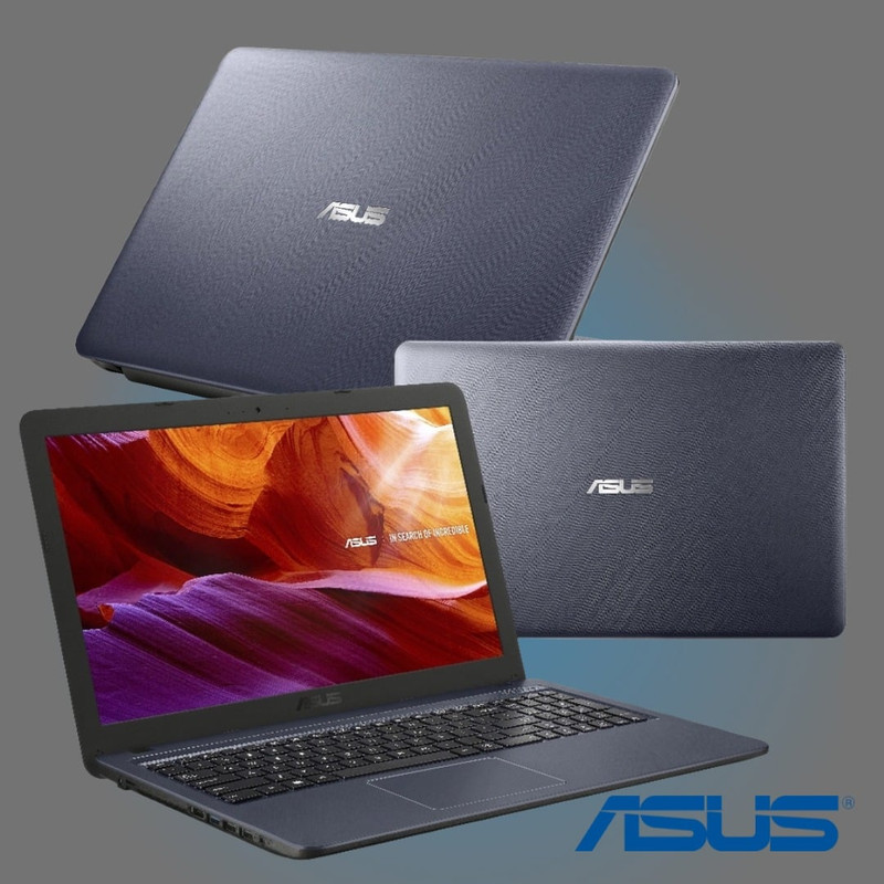 Notebook Asus Vivobook, Intel Core I3 7020u, 4gb, 256gb Ssd, Hd Graphics 620, Tela 15,60, Cinza Escuro – X543ua-Dm3459t