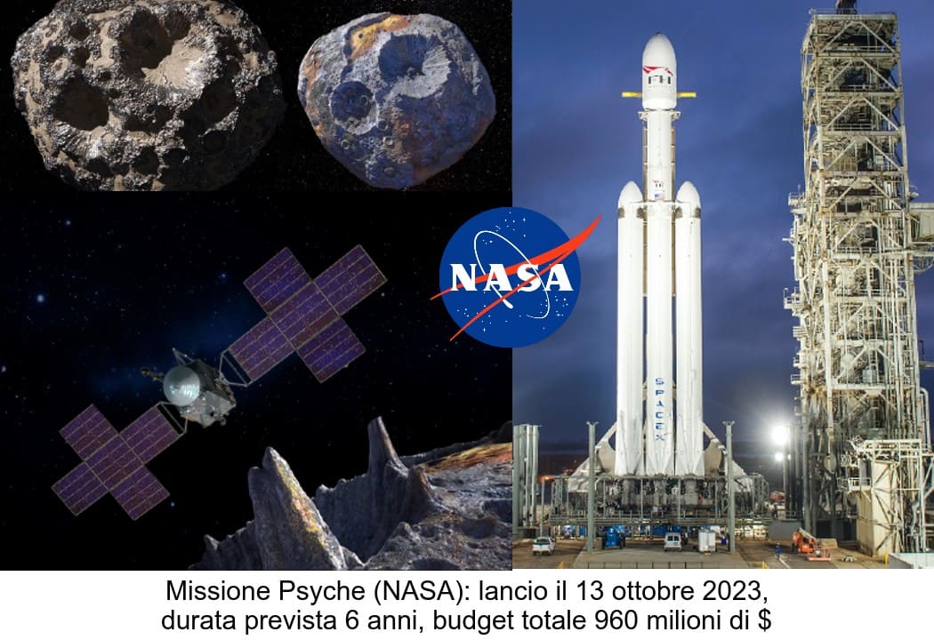 Missione Pysche (NASA, lancio il 13 ottobre 2023)