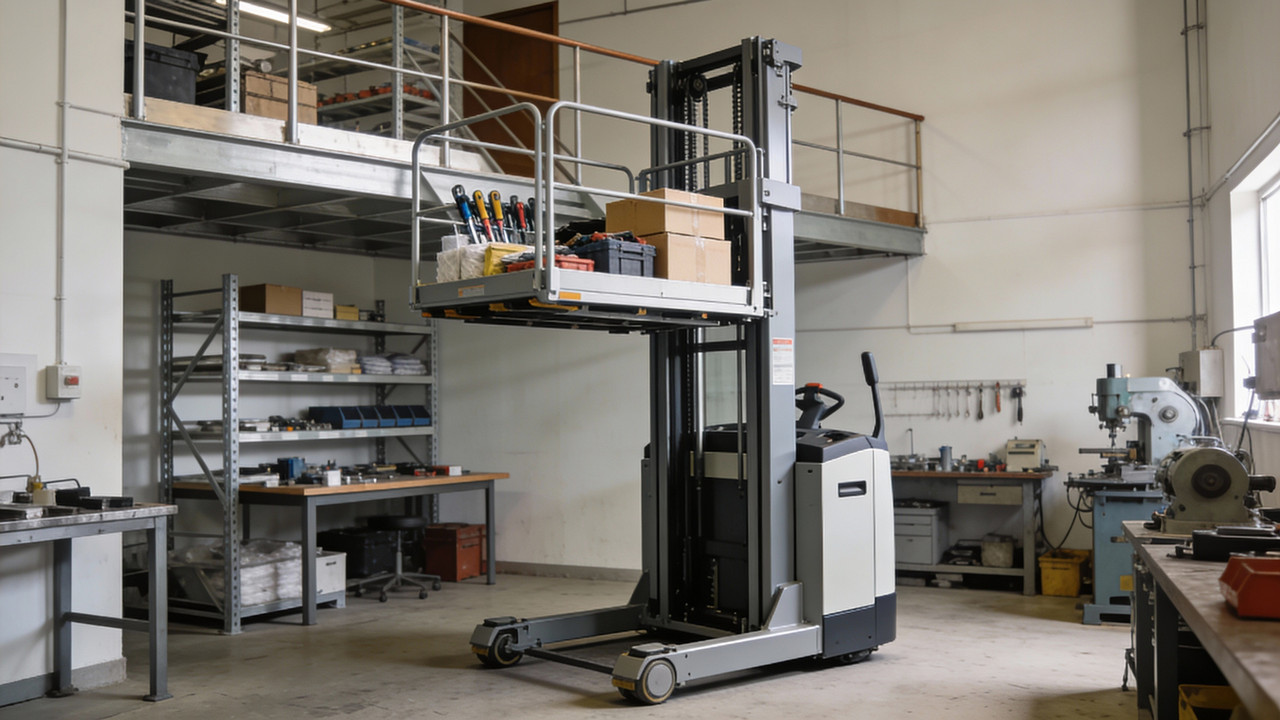 Как установить грузовой подъемник