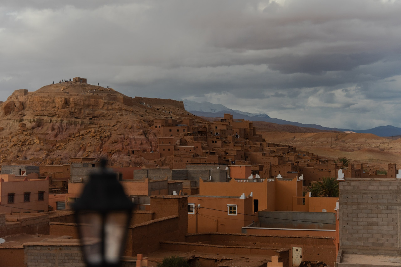View of Ait Ben Haddou from Sunset Restaurant