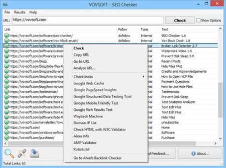 VovSoft SEO Checker 5.4
