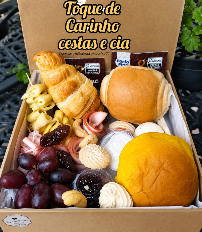 Box: caixa café ( pães e frios) colonial