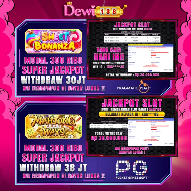 DEWI13: Main Modal 10K Wd 1jt Tercepat Main Slot