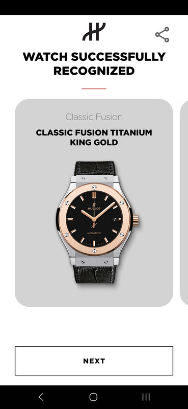 W1 Hublot e warranty