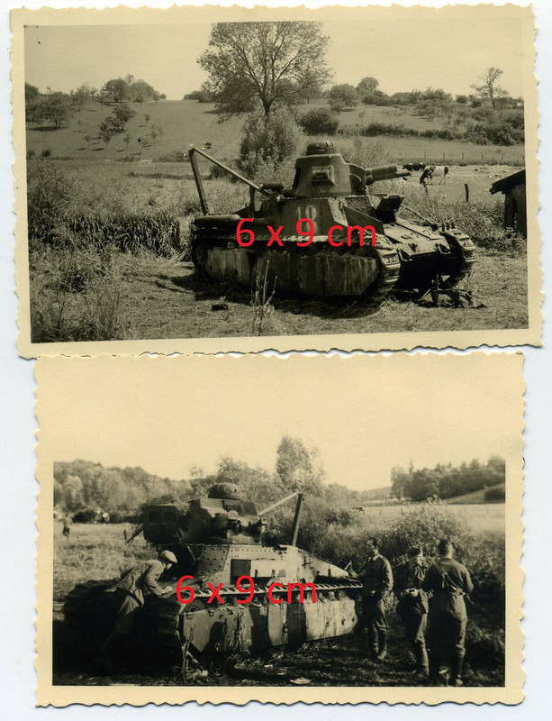 franz. Panzer Renault Char D1 Nr.18 im Gelände F