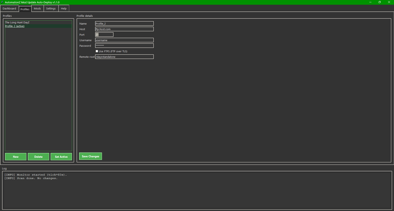 Automation Z Mod Update Auto Deploy Profiles