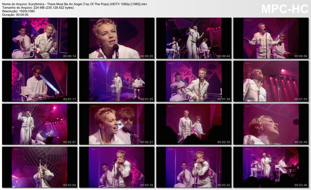 Eurythmics - There Must Be An Angel (Top of The Pops) (HDTV 1080p) [11.07.1985]