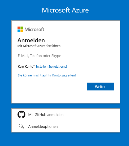 Fake Azure-Anmeldeseite?