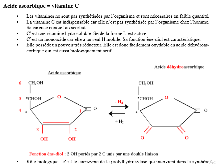 Cours biochimie