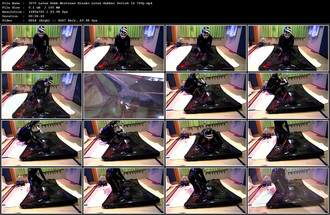3075 Latex Rubb Mistress Hinako Latex Rubber Fetish 16 720p mp4
