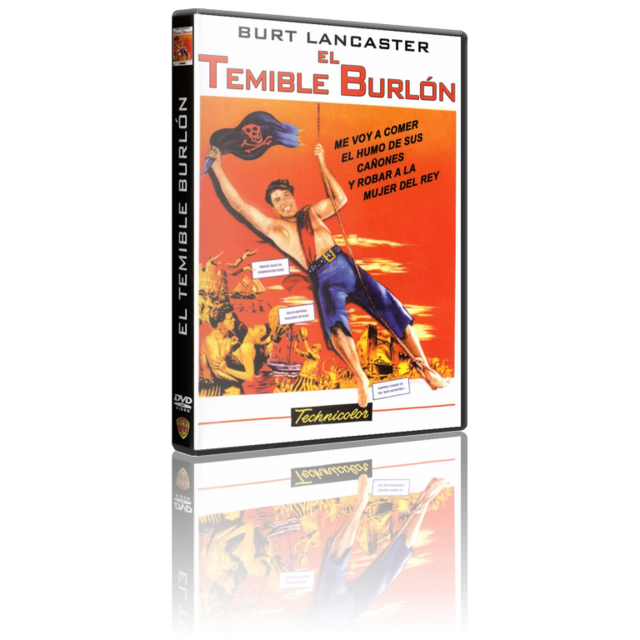 Portada - El Temible Burlón [DVD5 Full][Pal][Cast/Ing][Sub:Cast][Aventuras][1952]