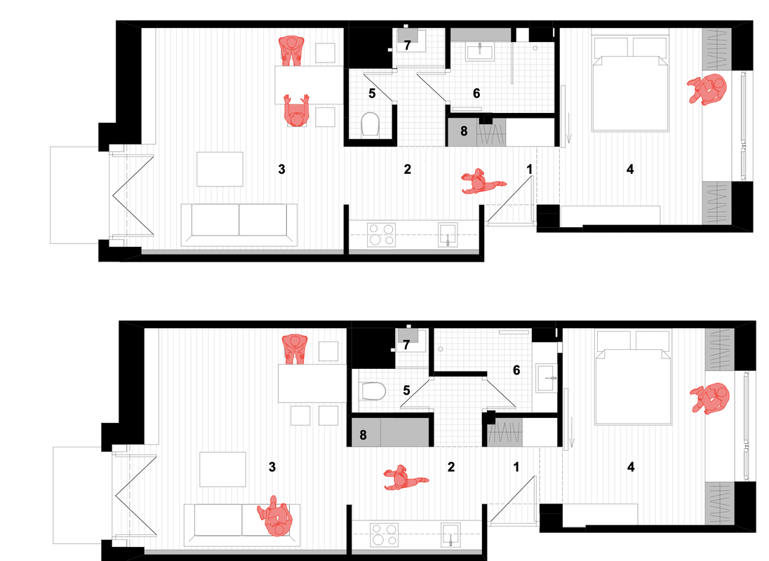 2 plans wc sep