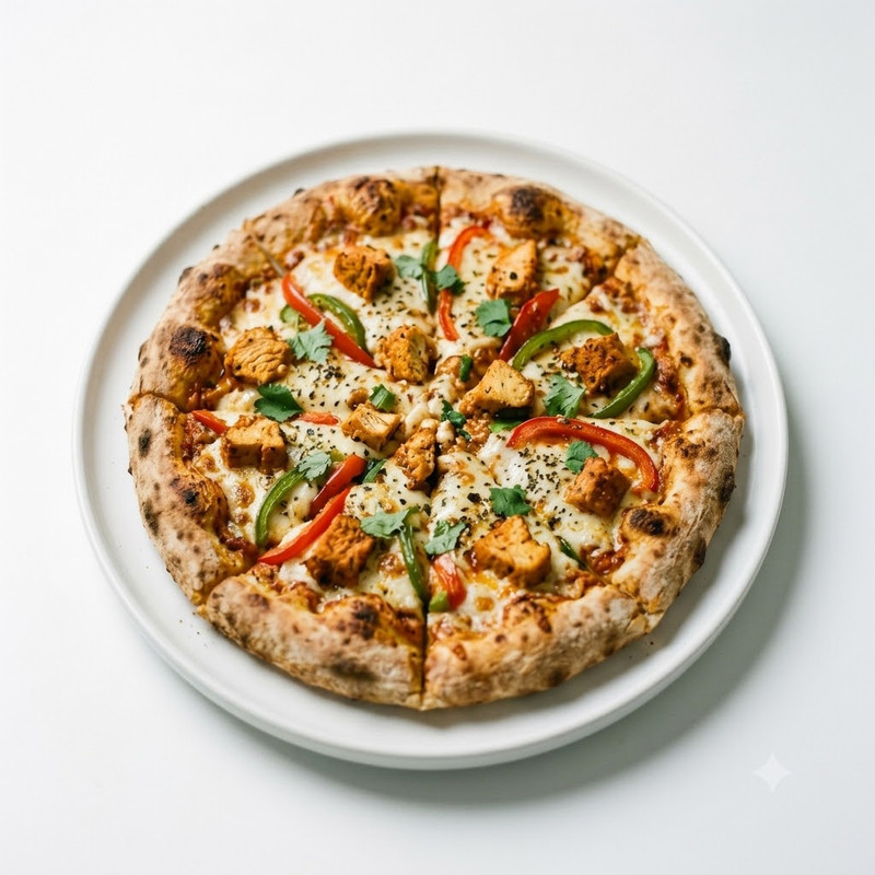 Pizza De Pollo Tikka Masala (32 Cm.)
