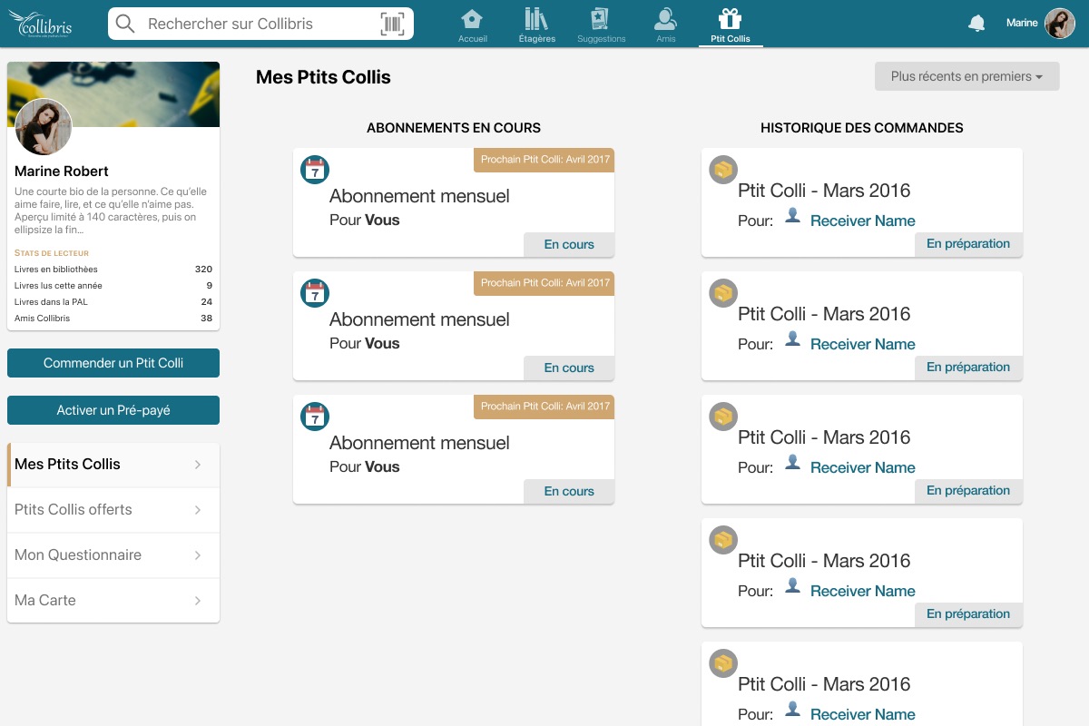 Espace client