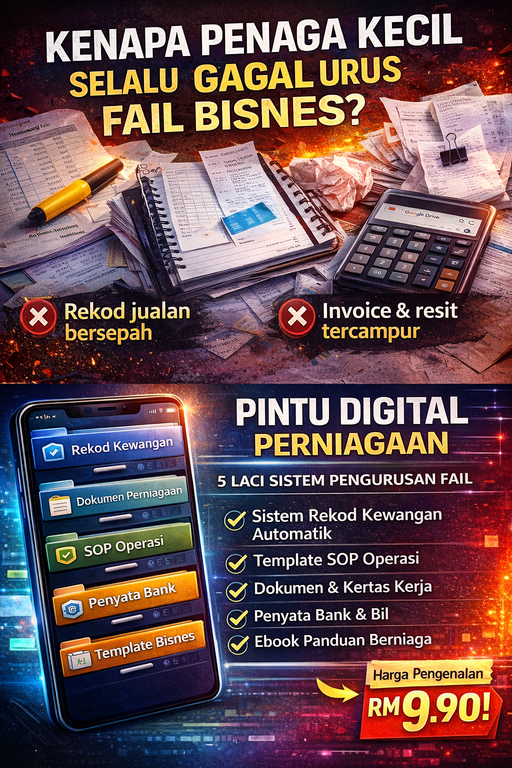 Poster promosi Sistem Pengurusan Fail