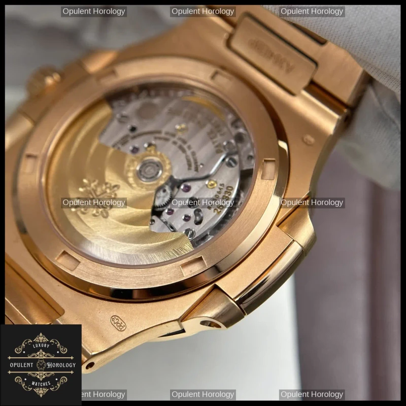 Patek Philippe Nautilus 5711 Automatic 40mm Gold Plated Chocolate Dial - Super Clone