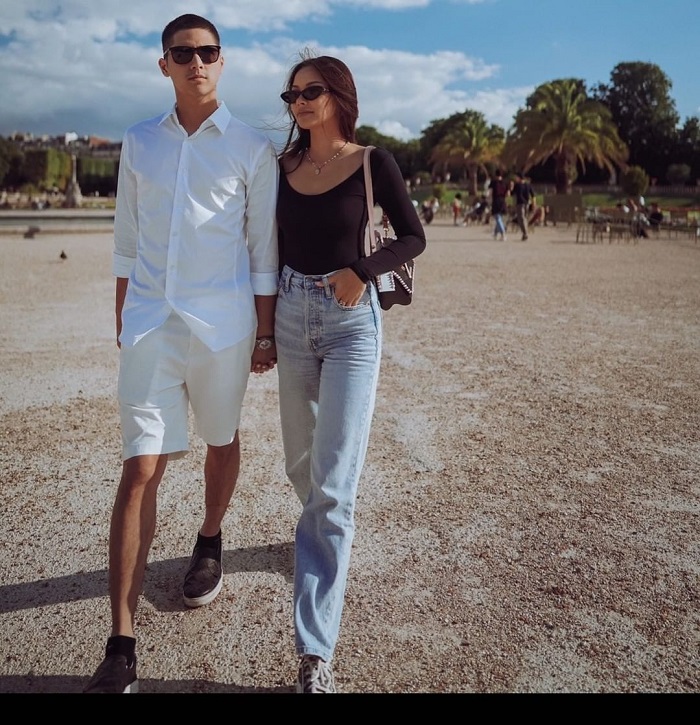 Al dan Alyssa saat liburan bersama.
