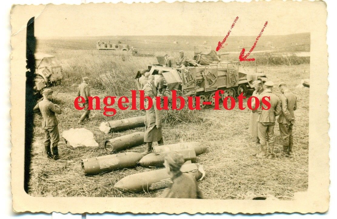 WURFRAHMEN - Flamm-Wurfkörper - NEBEL-WERFER - 16.Pz.Div.