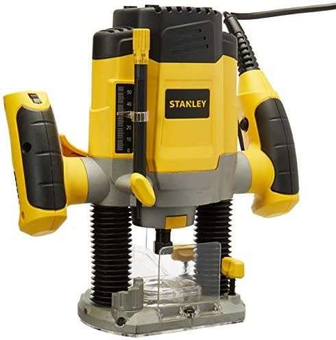 STANLEY Fresadora y Rebajadora de Columnas de Velocidad Variable con Control de Profundiad con Microajuste 1200W SRR1200 