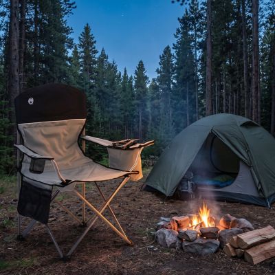 Silla Plegable Coleman 2000034873 Brazos Gris Cooler Quad