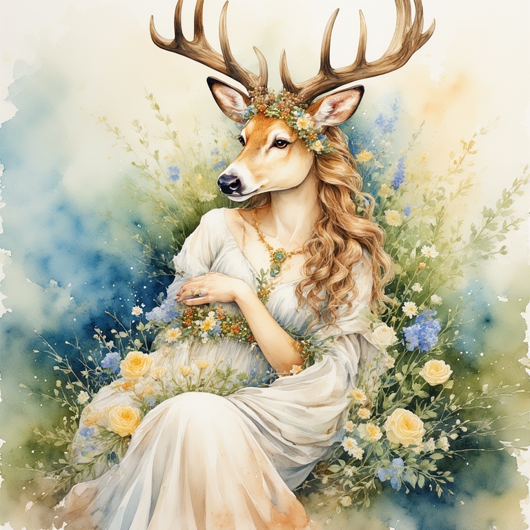 Goddess-Diana-with-a-Stag-wate-1