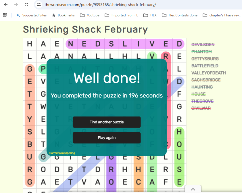 shieking shack feb 1