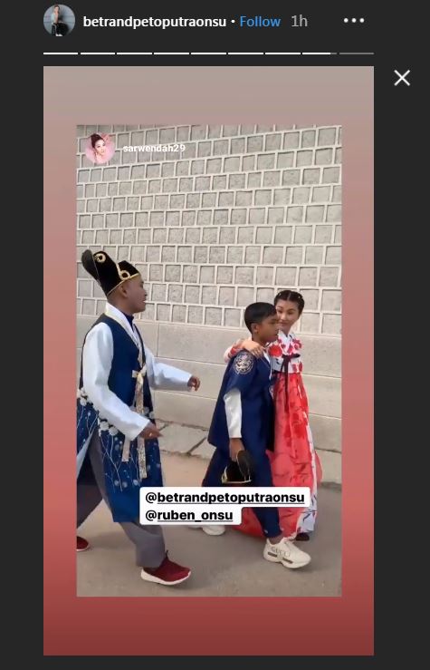 Keluarga Ruben Onsu ke Korea Selatan