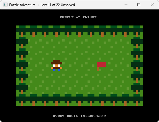 HOBBY BASIC PUZZLE ADVENTURE WINDOWS11 CONSOLE L1