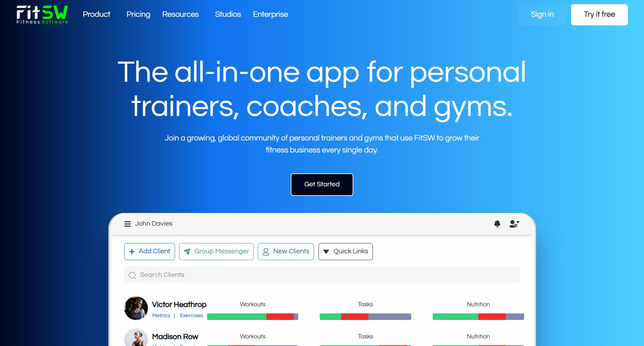 FitSW Dashboard