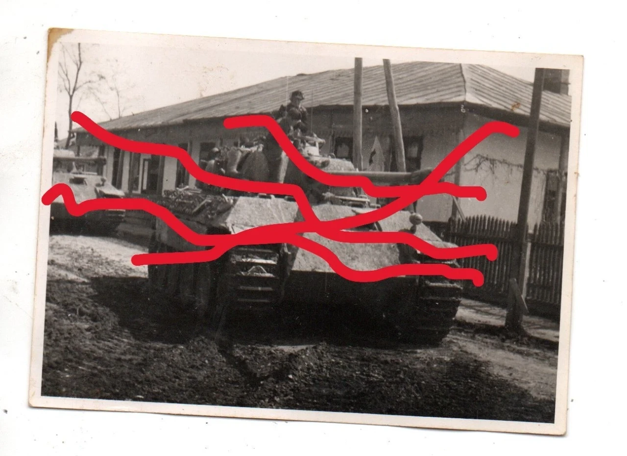 k41 Ungarn 1945 Endkampf SDkfz Panzer Tank Panther Funk Panzersoldat