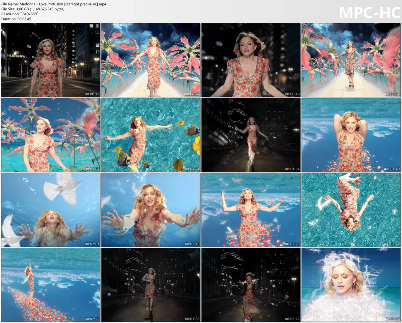Madonna Love Profusion Starlight precise 4K mp4 thumbs