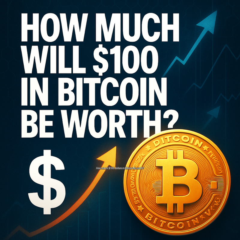 How much $100 dollars in Bitcoin be worth?