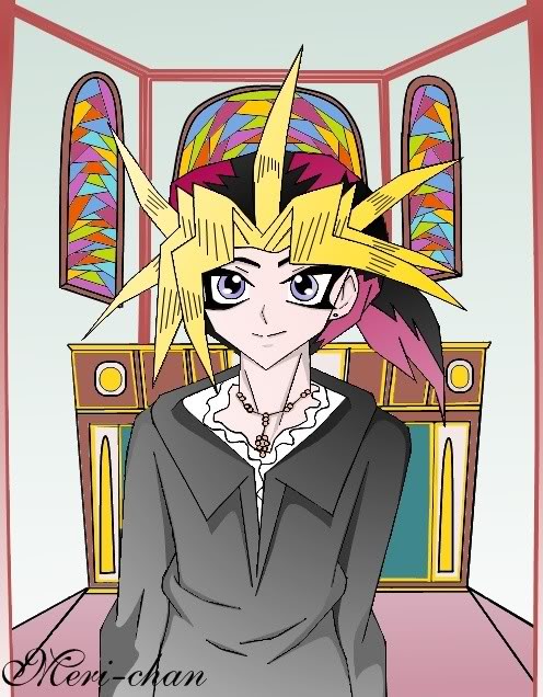 Hình vẽ Atemu (Yami Yugi) bộ YugiOh (vua trò chơi) - Page 5 1_Atemp_498