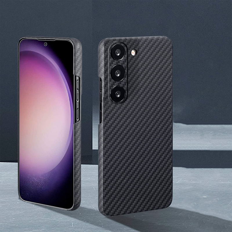 Husa Daden® din fibra de aramida/kevlar pentru Samsung S24, Protectie Antisoc, Camera Ultra Safe, Negru 71zcw OT7 X L AC SL1500