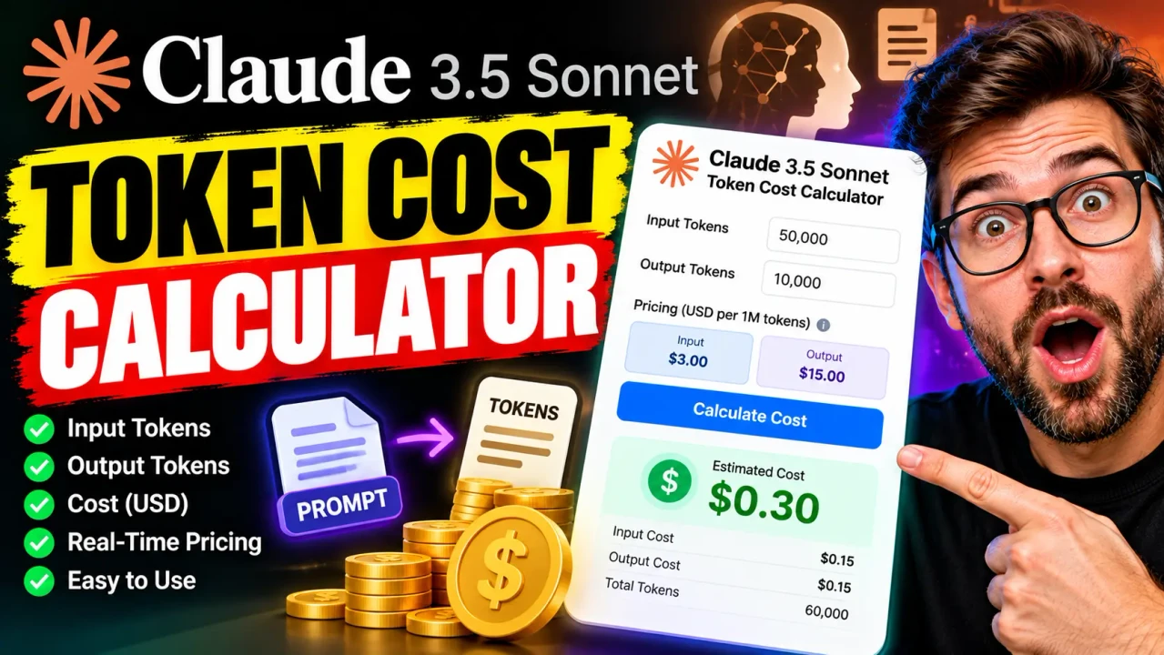 Claude 3.5 Sonnet Token Cost Calculator
