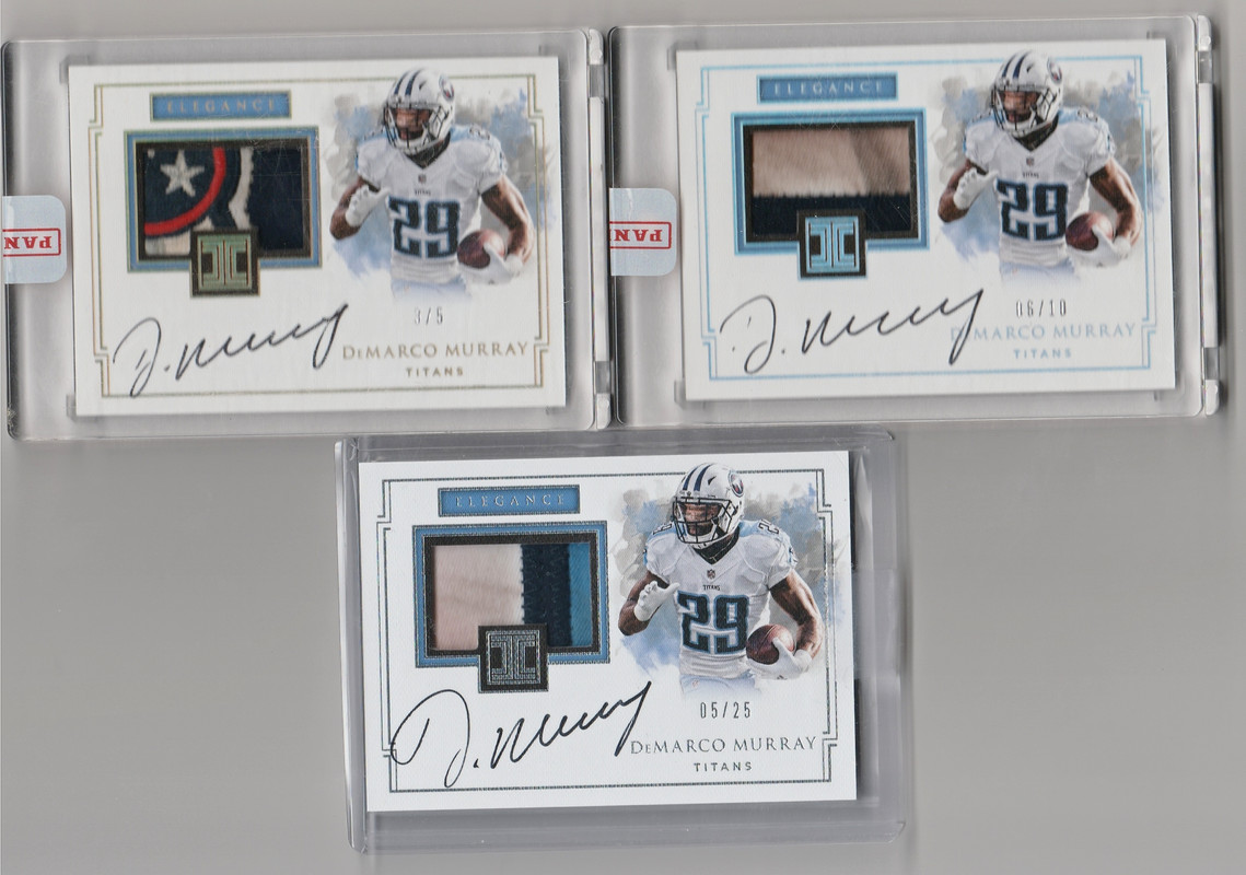 DeMarco Murray - 2017 Impeccable Elegance Veteran Patch Autographs