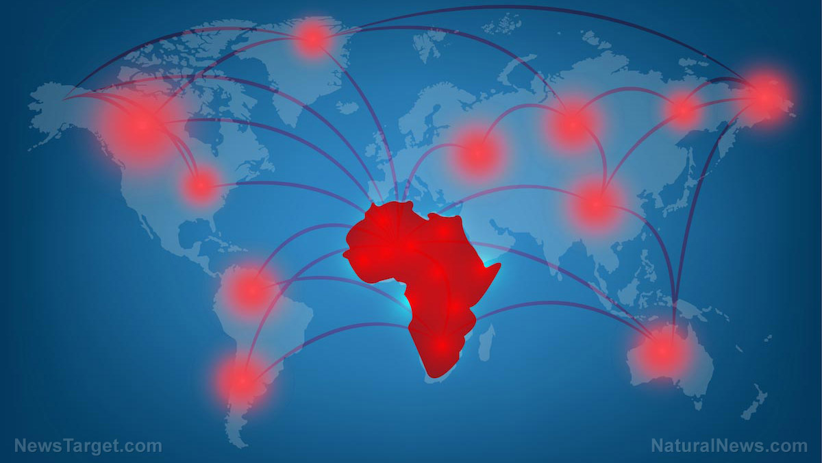 Ebola-Spreads-World-Travel-Lines-Globe