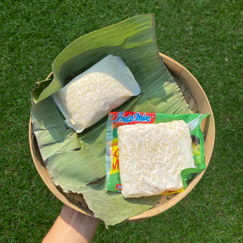 Tempe mi berbahan dasar Indomie.