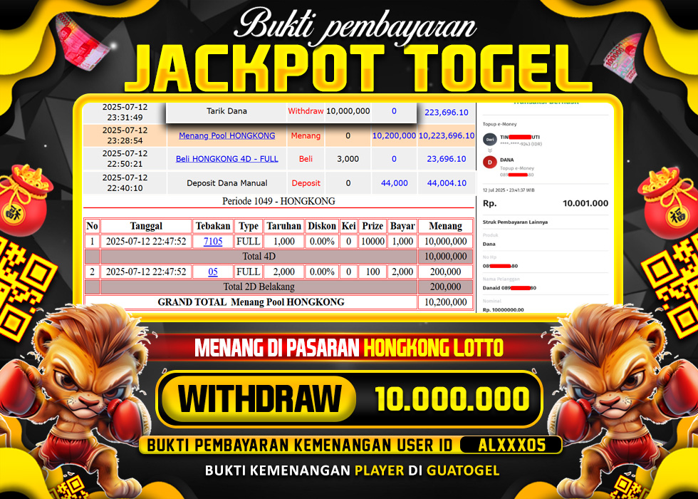 BUKTI JACKPOT LUNAS GUATOGEL