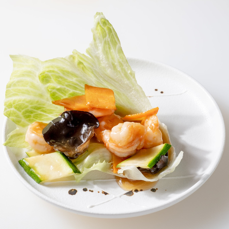 134 Gamberi con verdure