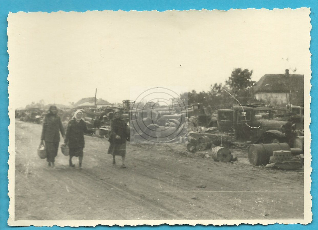 Panzer, Tank, Russland Zerstörung auf dem Vormar