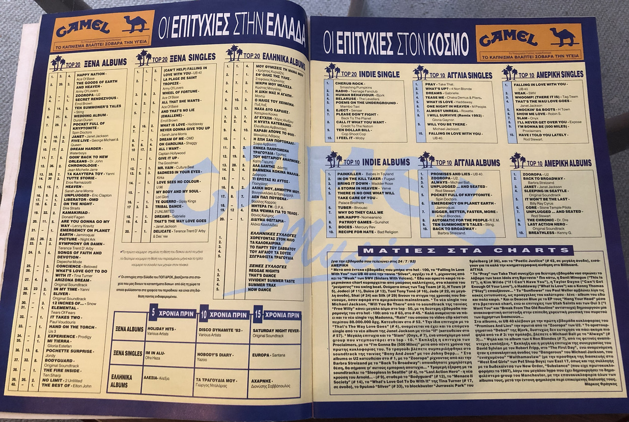 Pop Rock magazine (Non Pok) August September 1993 issue No 178 pp 22 23