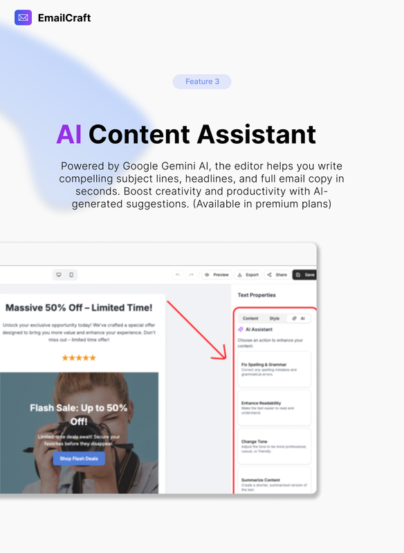 AI EmailCraft AI Assistant